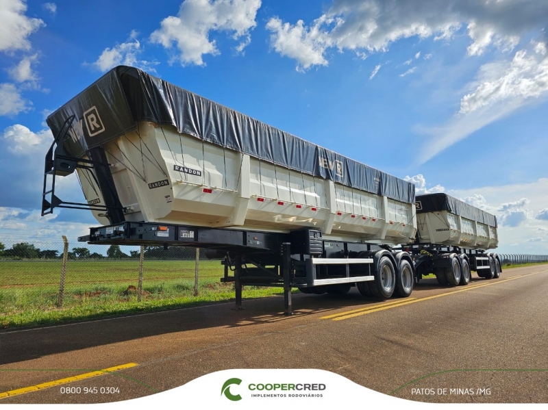Rodocaçamba Randon New R 23/24 Taxa 1,39%a.m.