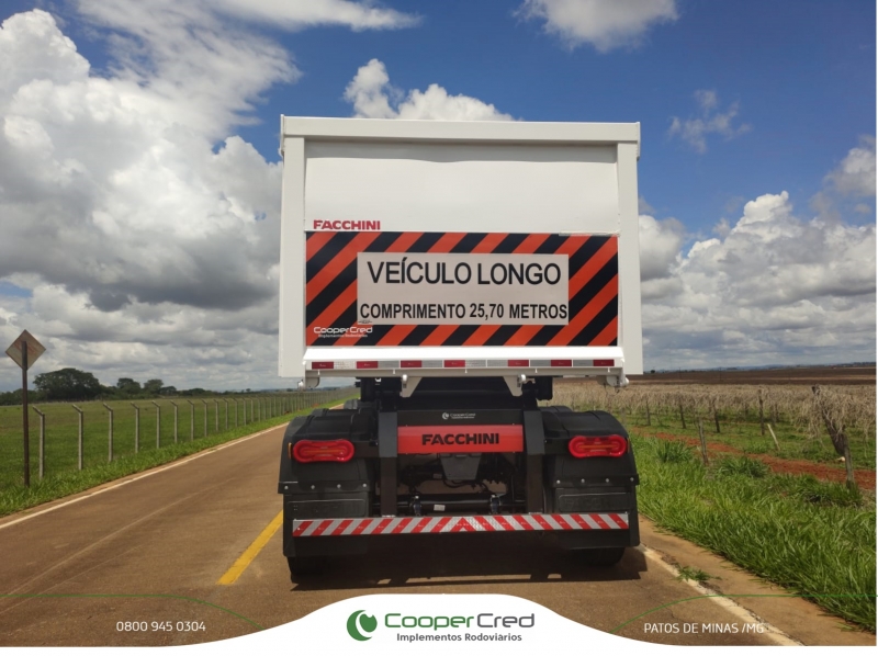 Rodocaçamba Facchini 35m³ 0km Dolly Rebaixado