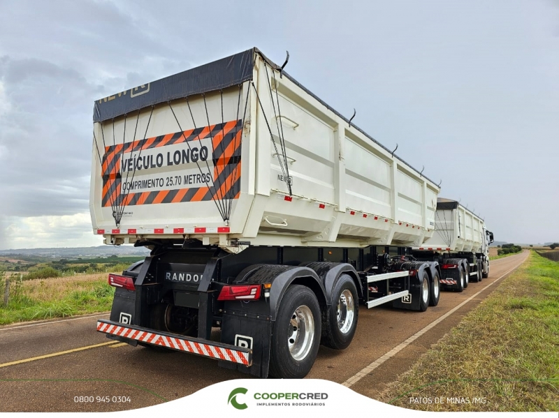 Rodocaçamba 2023 C/ Pneus, Lona Fácil e Rodas de Alumínio