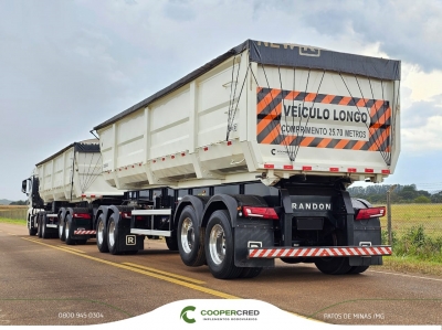 Rodocaçamba 2023 C/ Pneus, Lona Fácil e Rodas de Alumínio