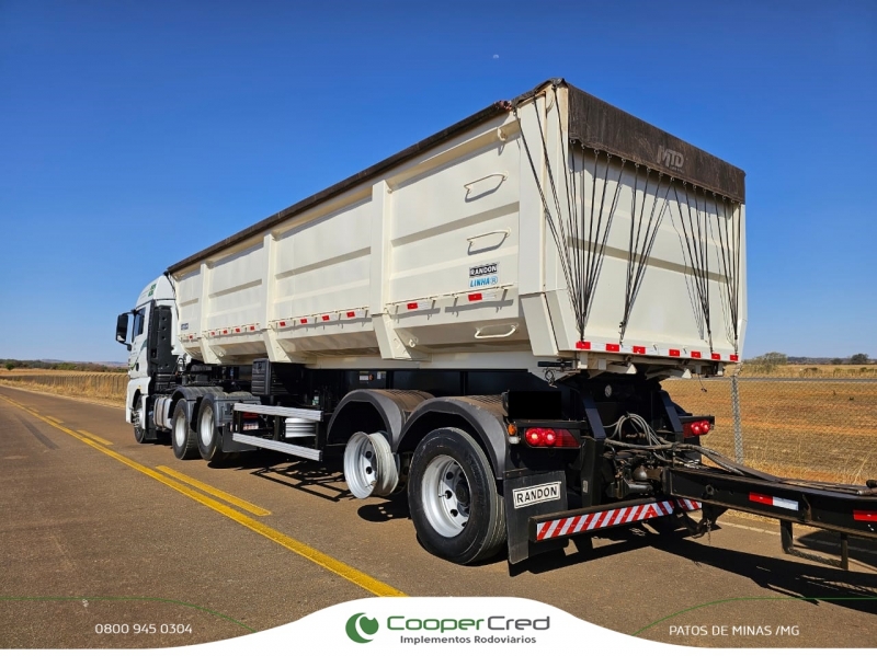 Rodocaçamba Randon 35m³ 22/22 C/ Lona Fácil
