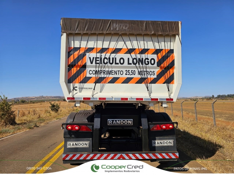 Rodocaçamba Randon 35m³ 22/22 C/ Lona Fácil
