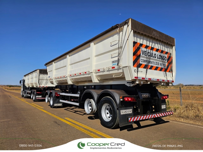 Rodocaçamba Randon 35m³ 22/22 C/ Lona Fácil