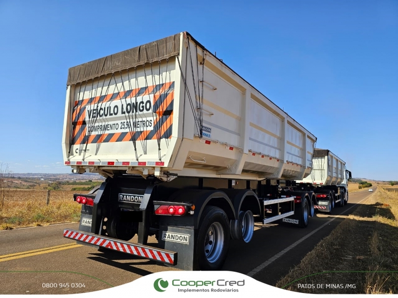 Rodocaçamba Randon 35m³ 22/22 C/ Lona Fácil