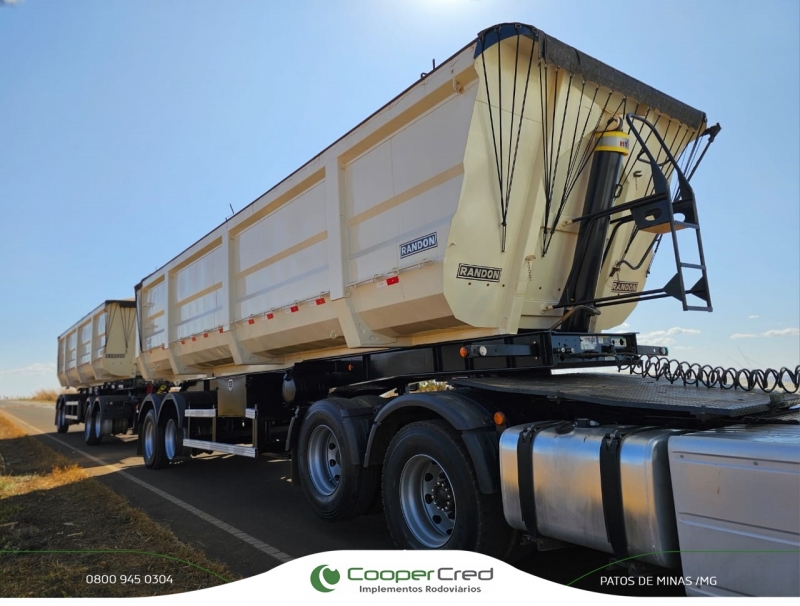 Rodocaçamba Randon 35m³ 22/22 C/ Lona Fácil