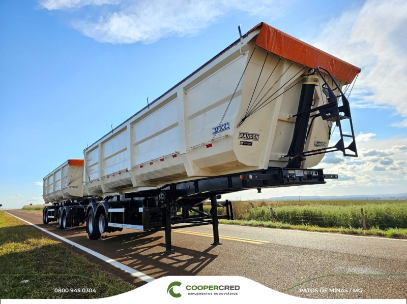 Rodocaçamba Randon 35m³ 22/22 C/ Lona Fácil