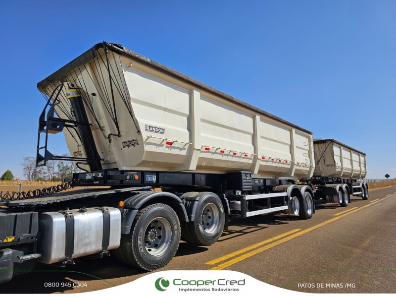 Rodocaçamba Randon 35m³ 22/22 C/ Lona Fácil