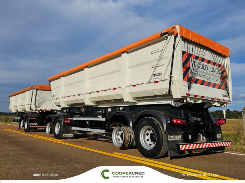 Rodocaçamba Randon 35m³ 22/22 C/ Lona Fácil