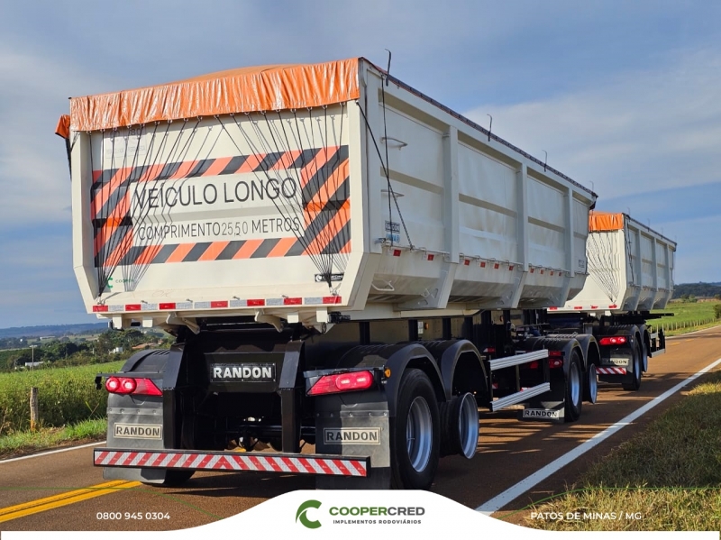 Rodocaçamba Randon 35m³ 22/22 C/ Lona Fácil