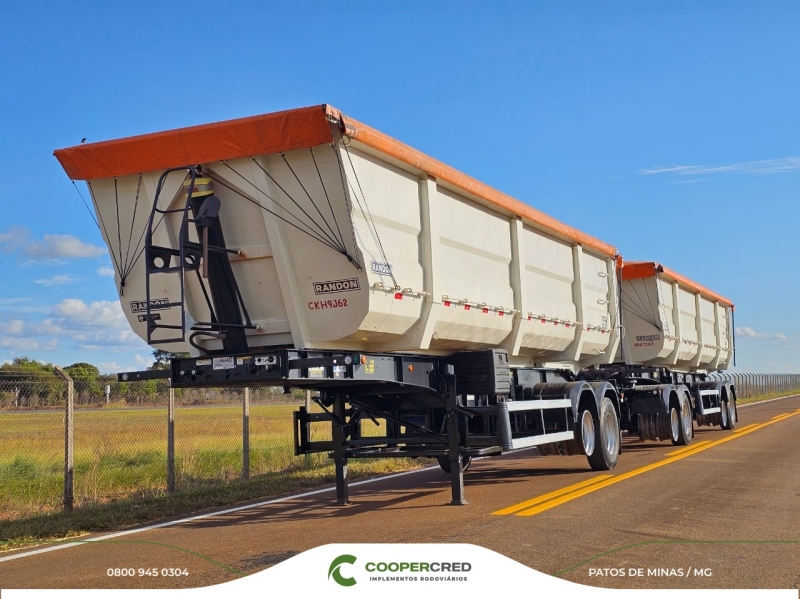 Rodocaçamba Randon 35m³ 22/22 C/ Lona Fácil