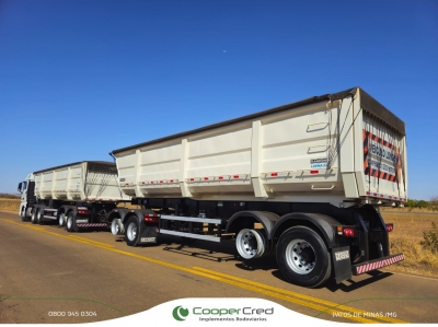 Rodocaçamba Randon 35m³ 22/22 C/ Lona Fácil