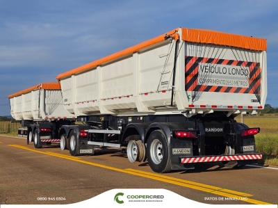 Rodocaçamba Randon 35m³ 22/22 C/ Lona Fácil