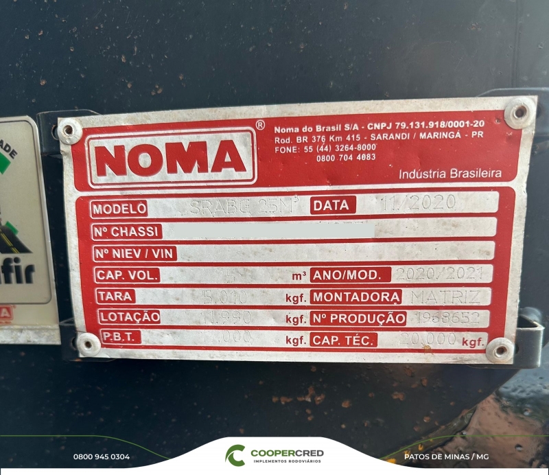 Bicaçamba Noma 20/21 25m³ + Fominha Revisada
