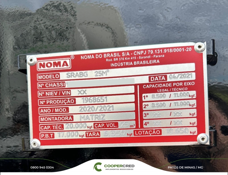 Bicaçamba Noma 20/21 25m³ + Fominha Revisada