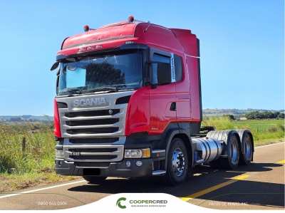 Scania R440 6x4 Vermelha 2014