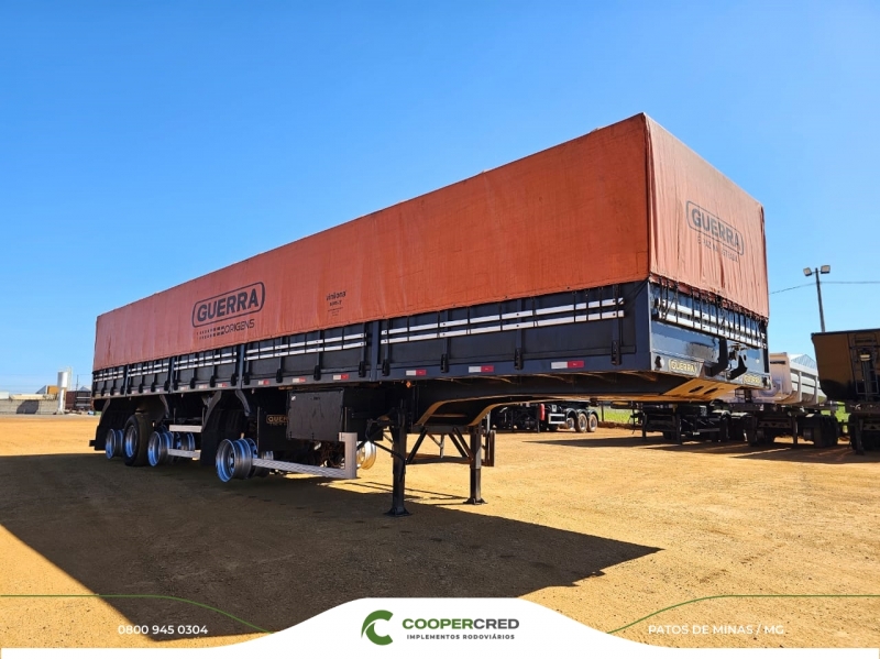 Graneleira 4º Eixo Guerra Seminova 2022 13,50m x 1,80m