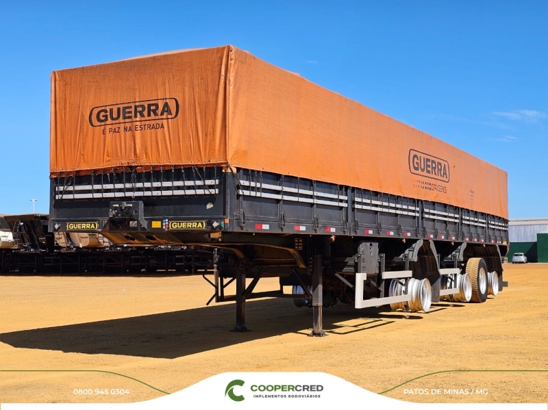 Graneleira 4º Eixo Guerra Seminova 2022 13,50m x 1,80m