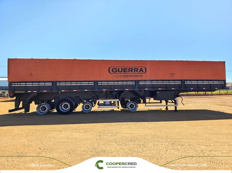 Graneleira 4º Eixo Guerra Seminova 2022 13,50m x 1,80m