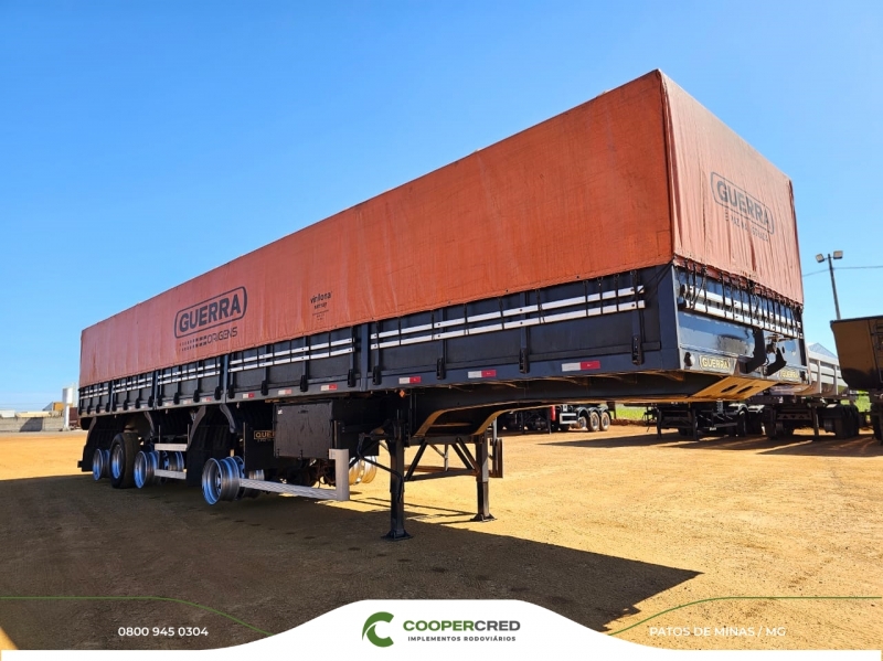 Graneleira 4º Eixo Guerra Seminova 2022 13,50m x 1,80m