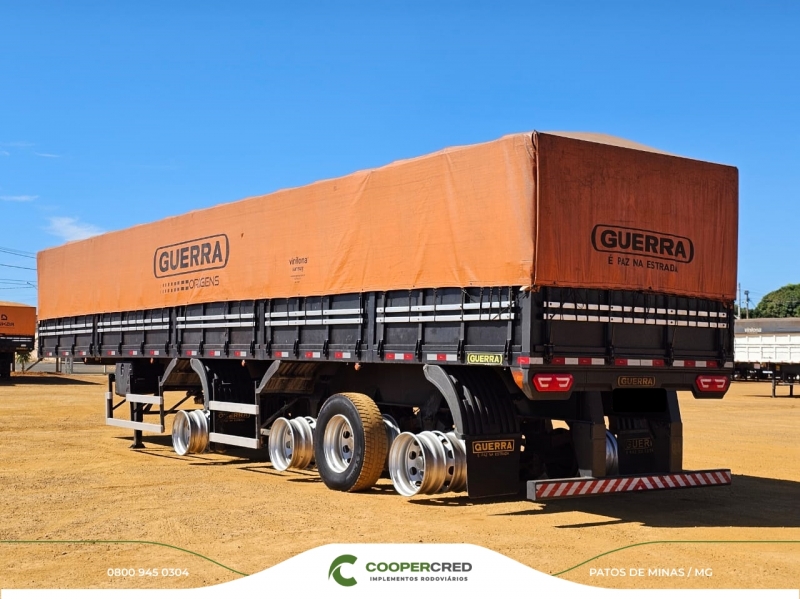 Graneleira 4º Eixo Guerra Seminova 2022 13,50m x 1,80m