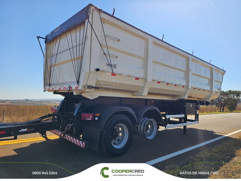 Rodocaçamba Basculante Randon 23/24 + LONA FÁCIL