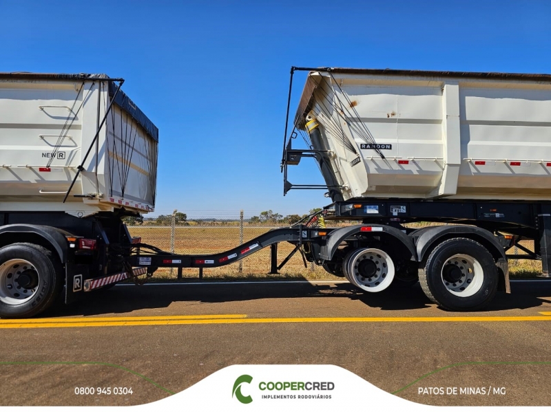 Rodocaçamba Basculante Randon 23/24 + LONA FÁCIL