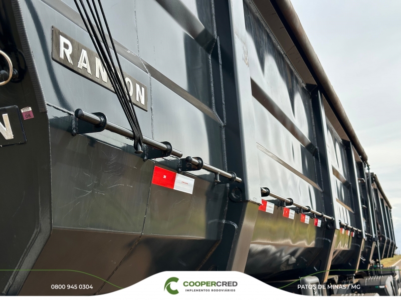 Rodocaçamba Randon 23/24 New R Com Pneus + LONA FÁCIL