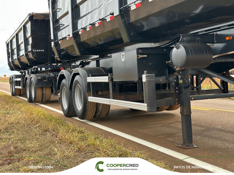 Rodocaçamba Randon 23/24 New R Com Pneus + LONA FÁCIL