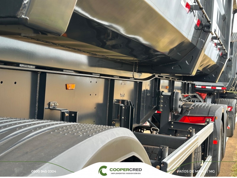 Rodocaçamba Randon 23/24 New R Com Pneus + LONA FÁCIL