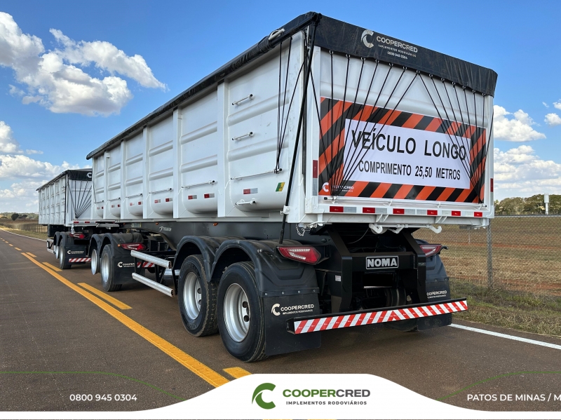 Rodocaçamba Basculante Noma 21/21 35m³ C/ Lona Fácil