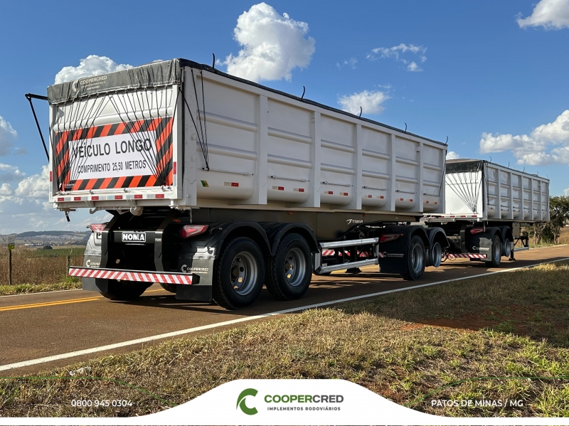 Rodocaçamba Basculante Noma 21/21 35m³ C/ Lona Fácil