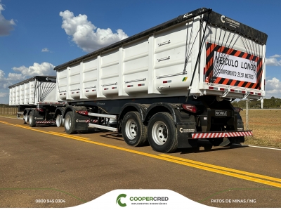 Rodocaçamba Basculante Noma 21/21 35m³ C/ Lona Fácil
