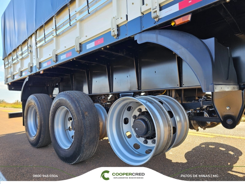 Graneleira 4º Eixo Randon 24/25 Assoalho de Chapa