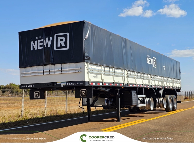 Graneleira 4º Eixo Randon 24/25 Assoalho de Chapa