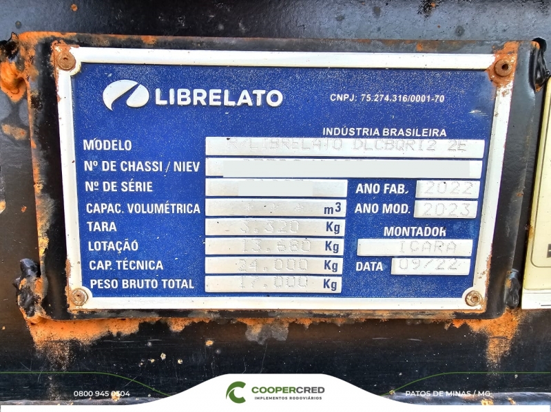 Rodocaçamba Librelato 22/23 Sem Preparação