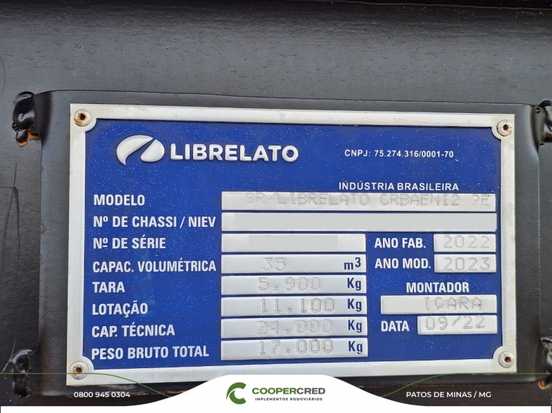 Rodocaçamba Librelato 22/23 Sem Preparação