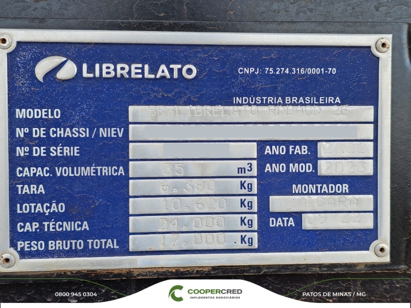 Rodocaçamba Librelato 22/23 Sem Preparação