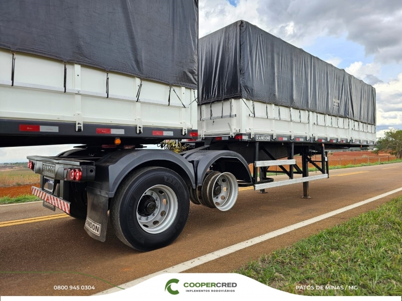 Bitrem Graneleiro Randon 13/14 Revisado 7,10m x 1,80m