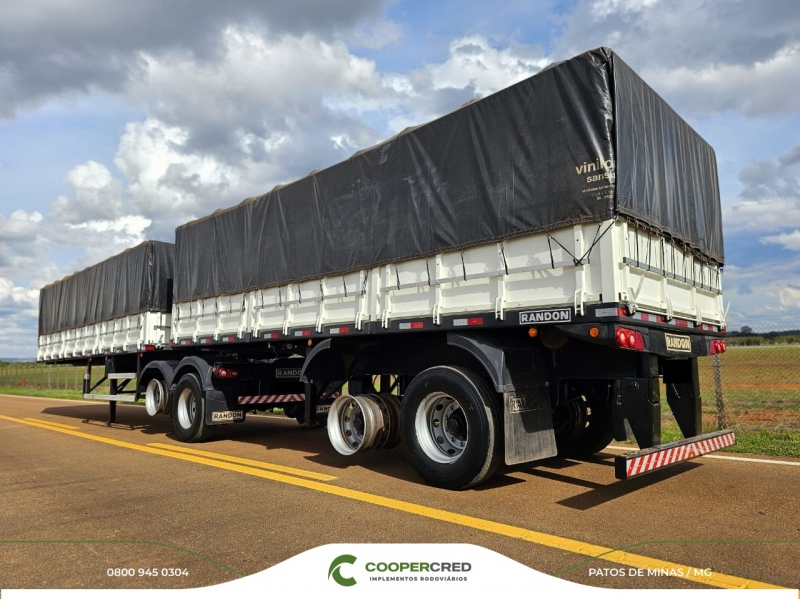 Bitrem Graneleiro Randon 13/14 Revisado 7,10m x 1,80m