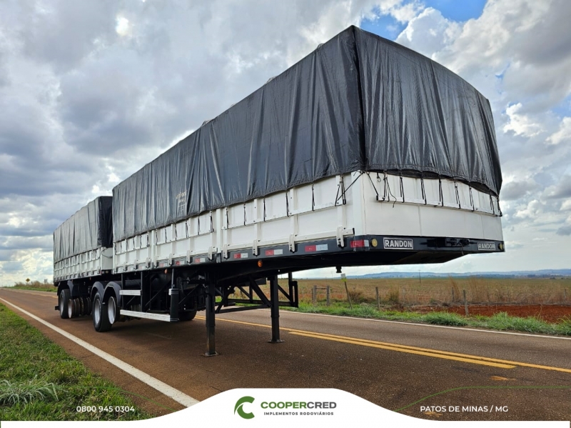 Bitrem Graneleiro Randon 13/14 Revisado 7,10m x 1,80m