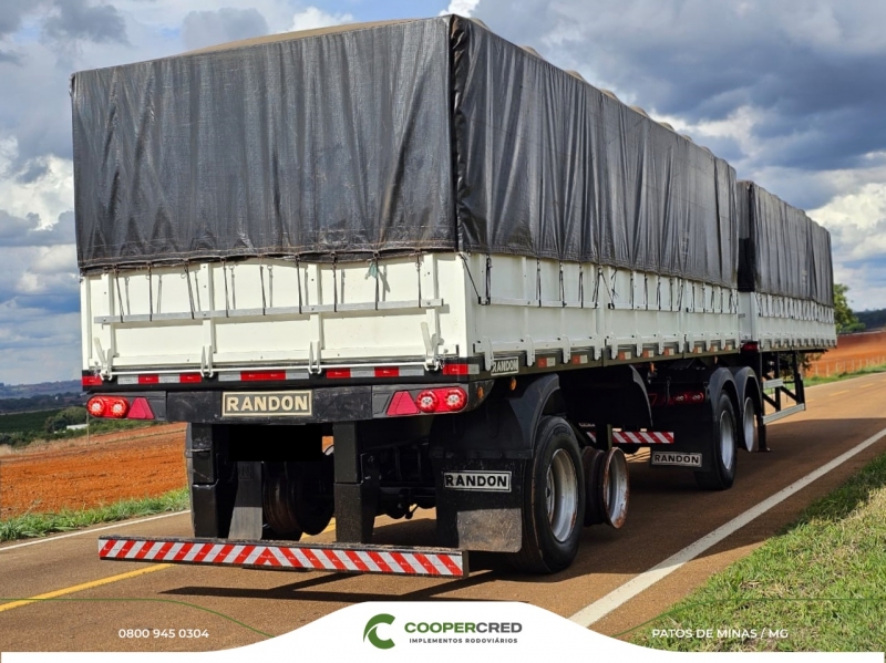 Bitrem Graneleiro Randon 13/14 Revisado 7,10m x 1,80m