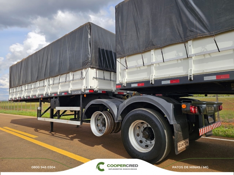 Bitrem Graneleiro Randon 13/14 Revisado 7,10m x 1,80m