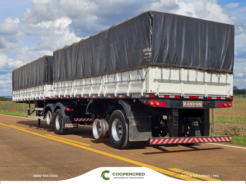 Bitrem Graneleiro Randon 13/14 Revisado 7,10m x 1,80m