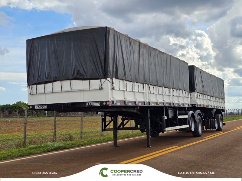 Bitrem Graneleiro Randon 13/14 Revisado 7,10m x 1,80m