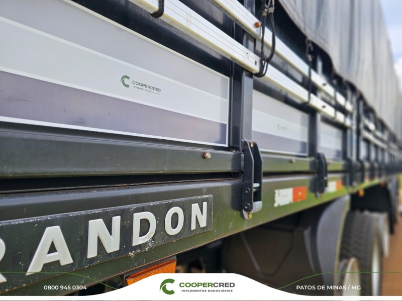 Graneleira 4° Eixos Randon 2022/2023 13,5m x 1,80m