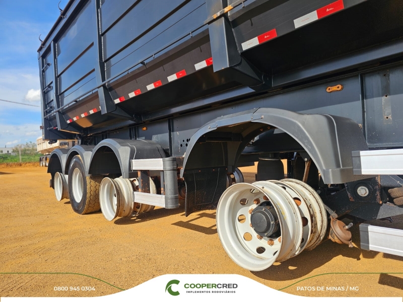 Basculante 4º Eixo Facchini 2024 Revisada 55m³ Lona Fácil