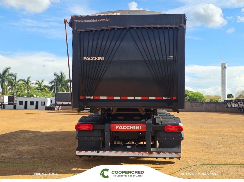Basculante 4º Eixo Facchini 2024 Revisada 55m³ Lona Fácil
