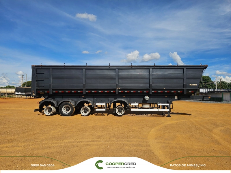 Basculante 4º Eixo Facchini 2024 Revisada 55m³ Lona Fácil