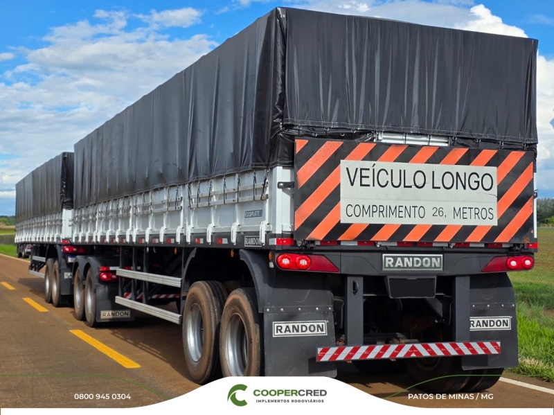 Rodotrem Graneleiro Randon Branca 21/22 9,40 x 1,80m