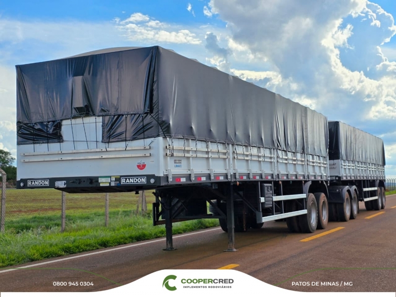 Rodotrem Graneleiro Randon Branca 21/22 9,40 x 1,80m